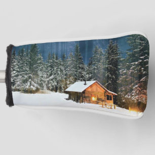 Log Cabin Golf Head Cover
