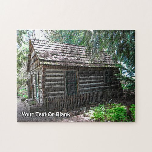 Log Cabin Jigsaw Puzzle