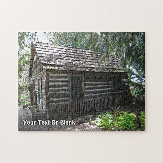 Log Cabin Jigsaw Puzzle (Horizontal)