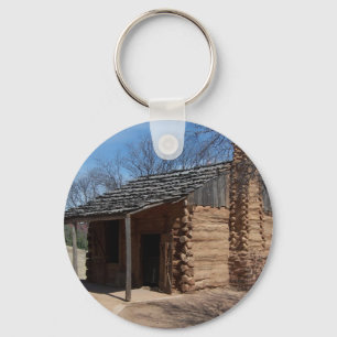 Log Cabin Keychain