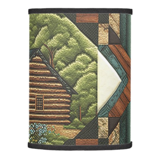 Log Cabin Lamp Shade (Right)