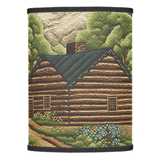 Log Cabin Lamp Shade (Front)