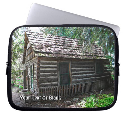 Log Cabin Laptop Sleeve