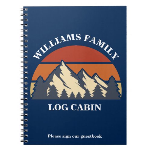 Log Cabin Mountain Vacation Rental Guest Book