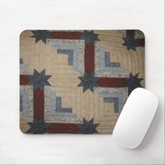 Log Cabin Mouse Pad | Zazzle