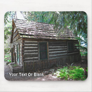 Log Cabin Mouse Pad