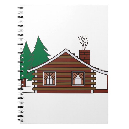 Log Cabin Notebook Zazzle Com