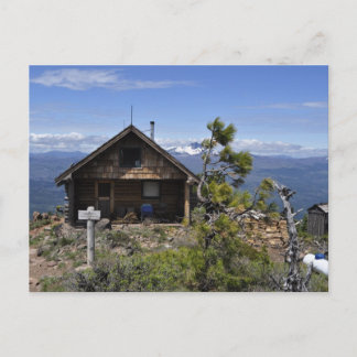 Log Cabin on Black Butte Postcard