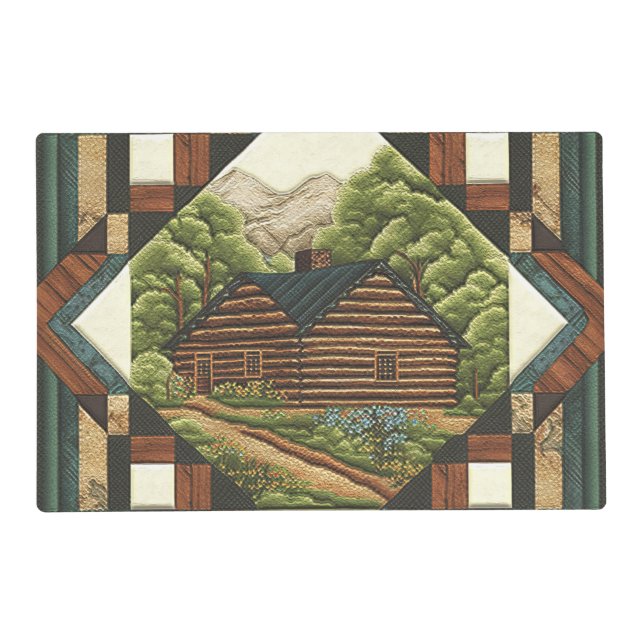 Log Cabin Placemat (Front)