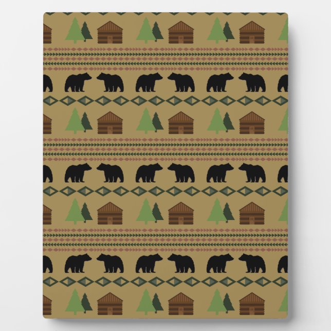 Log Cabin Plaque (Front)