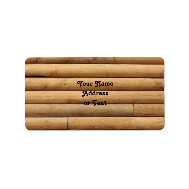  Log Cabin Siding  Label (Front)