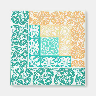 Log Cabin Summer Magnet