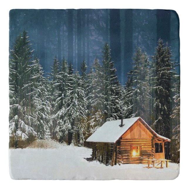 Log Cabin Trivet (Front)