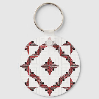 Log Cabin Variation Keychain