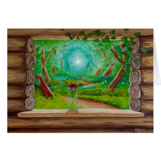 Log Cabin Window (Front Horizontal)