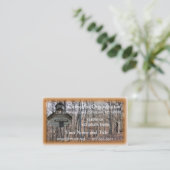 Log Church Business Card (Standing Front)