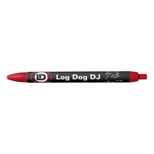 Log Dog DJ Signature Pen (Front)