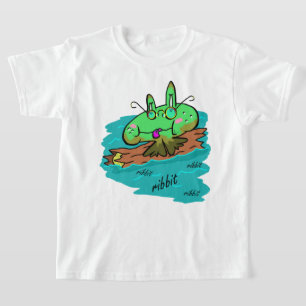 Log Frog Ribbit 1 k T-Shirt