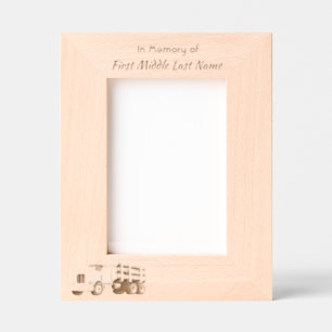 Log Haul Driver  Memorial Keepsake  Engraved Frames