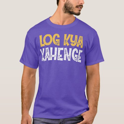 Log Kya Kahenge Desi Funny Sarcastic Bollywood Pre T_Shirt