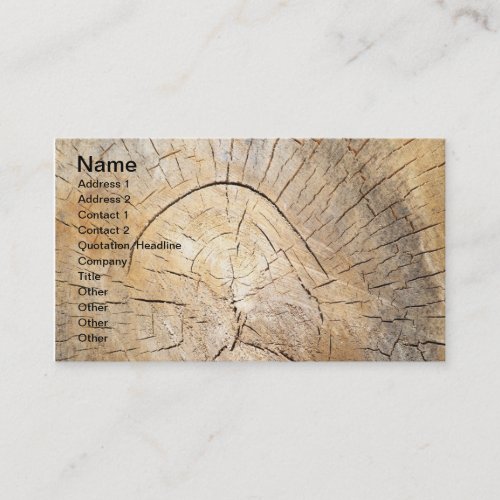 Log pattern business card templates