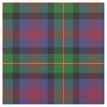 Logan Clan Tartan Fabric by thecelticflame at Zazzle