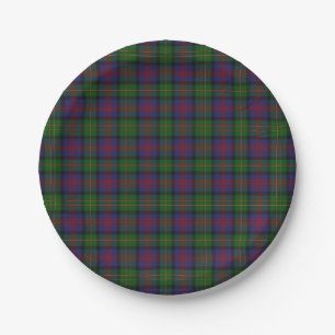 Logan Clan Tartan Plaid Paper Plate
