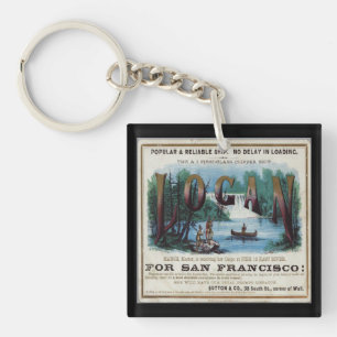 Logan Clipper Sailing  Keychain