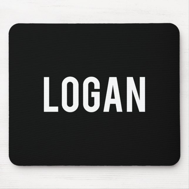 Logan - Cool New Funny Name Fan Gift Tee  Mouse Pad (Front)