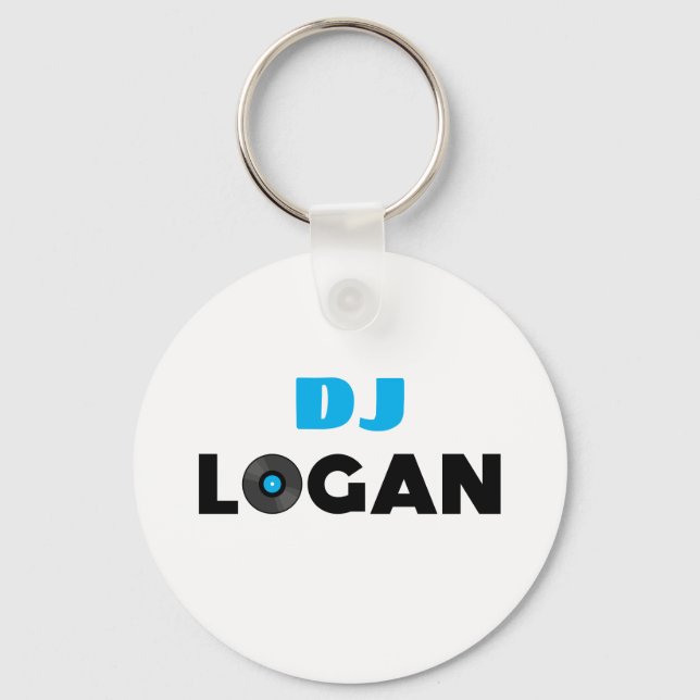 Logan DJ Keychain (Front)