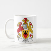 Logan Family Crest Coffee Mug (Left)