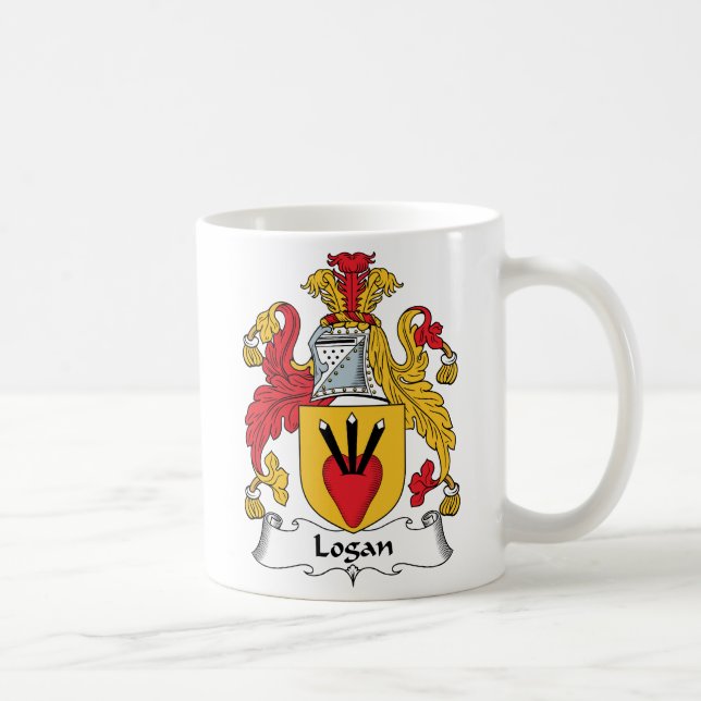 Logan Family Crest Coffee Mug (Right)