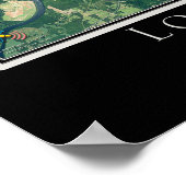 Logan Martin Lake Alabama Satellite Poster Map | Zazzle