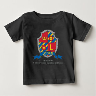 Logan name meaning crest knights shield baby T-Shirt