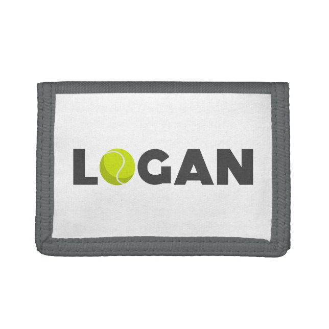 Logan Tennis Trifold Wallet (Front)