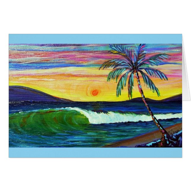 logans sunset lahaina cards (Front Horizontal)