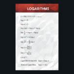 Logarithms - Math Poster<br><div class="desc">Logarithms</div>