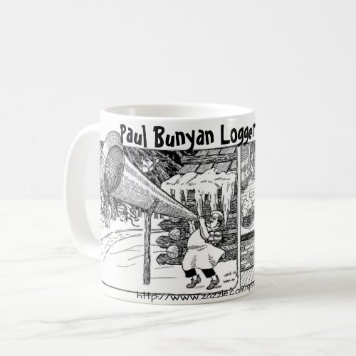 Logger Breakfast Paul Bunyan style Coffee Mug