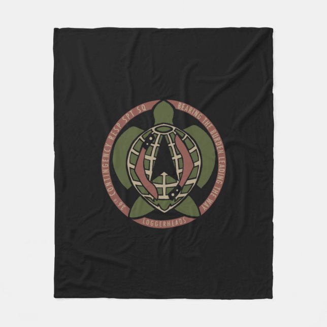 Loggerhead fleece blanket (Front)