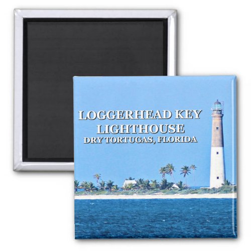 Loggerhead Key Lighthouse Florida Magnet