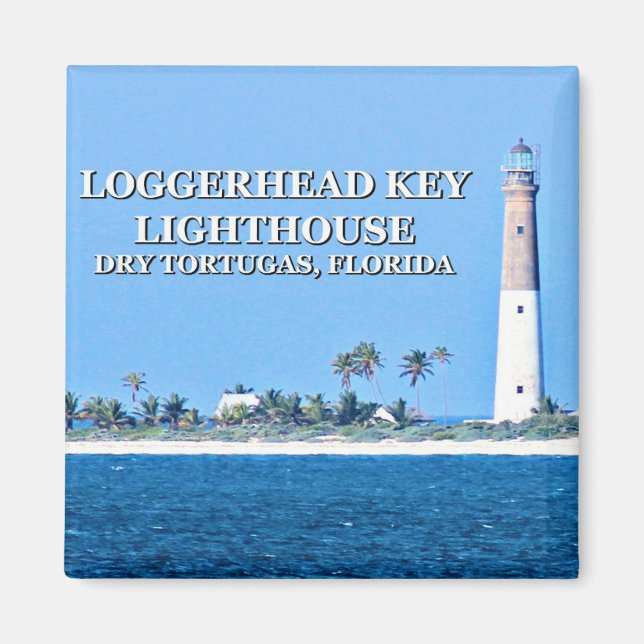 Loggerhead Key Lighthouse, Florida Magnet (Front)