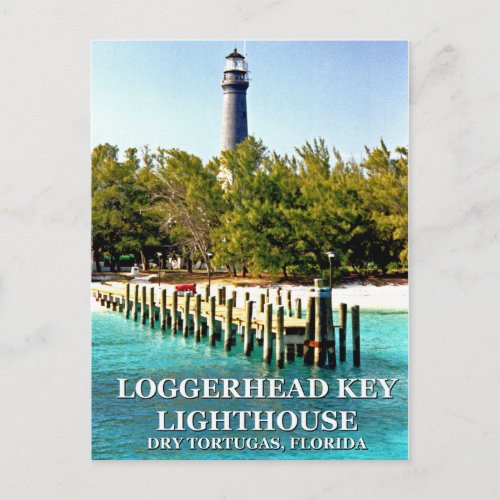 Loggerhead Key Lighthouse Florida Postcard