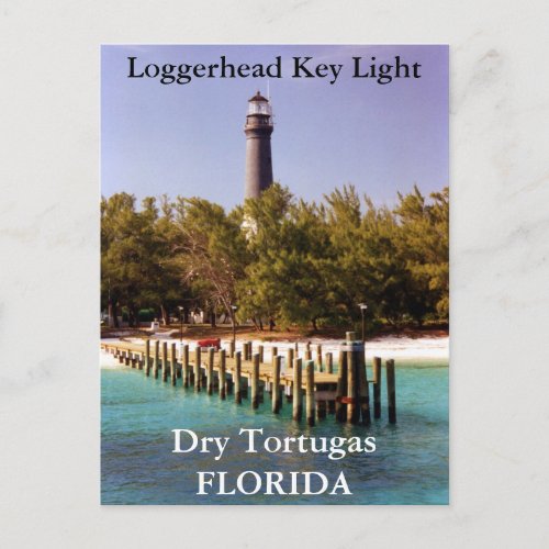 Loggerhead Key Lighthouse Florida Postcard
