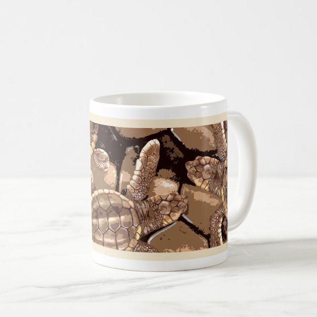 Loggerhead Sea Turtle Hatchling Mug (Front Right)