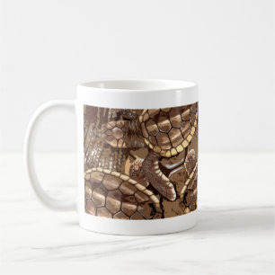 Loggerhead Sea Turtle Hatchlings Graphic Coffee Mug