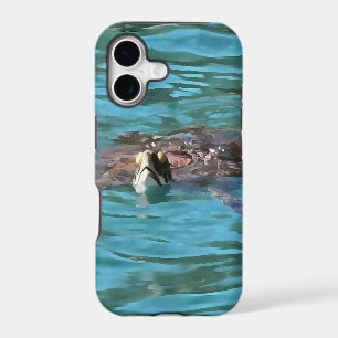 Loggerhead Sea Turtle Wildlife Art iPhone 17 Case