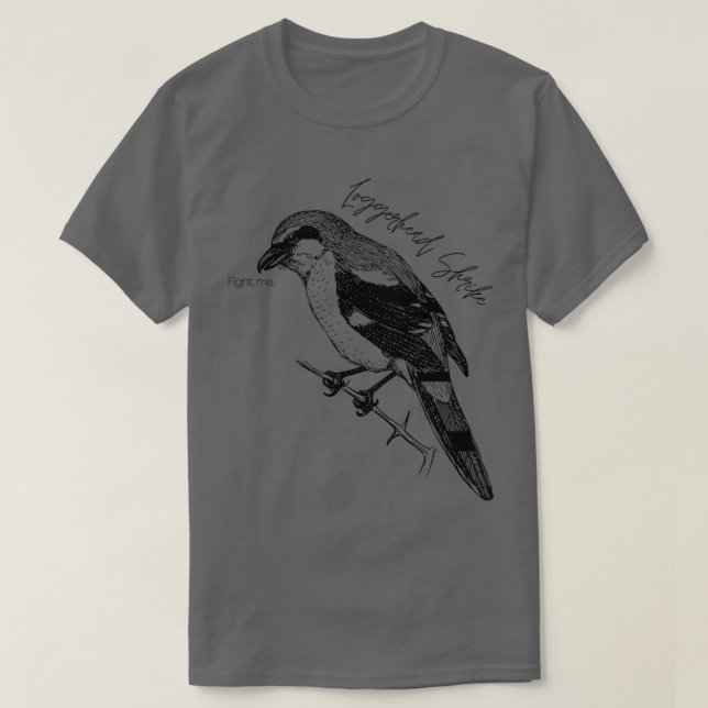 Loggerhead Shrike bird T-Shirt (Design Front)