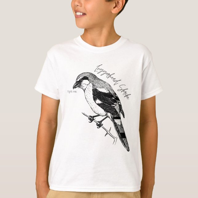 Loggerhead Shrike bird T-Shirt (Front)