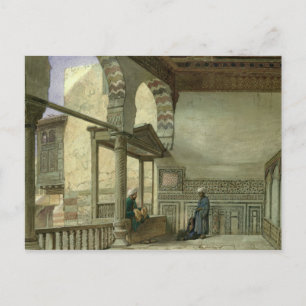 Loggia of Memlook Radnau Bey's House, Cairo Postcard