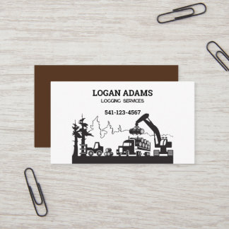Logging Service Business Card